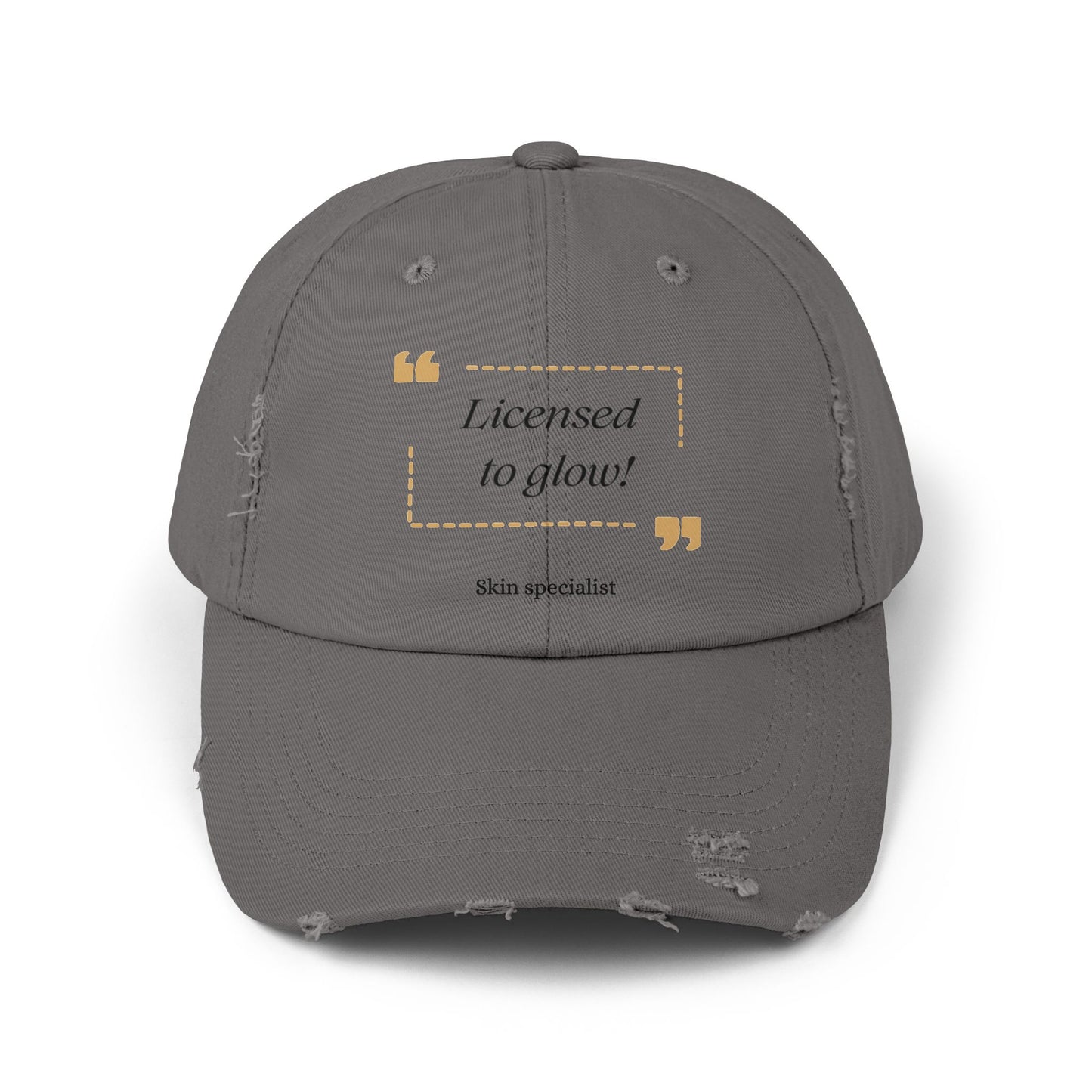 Licensed to Glow! Distressed Cap