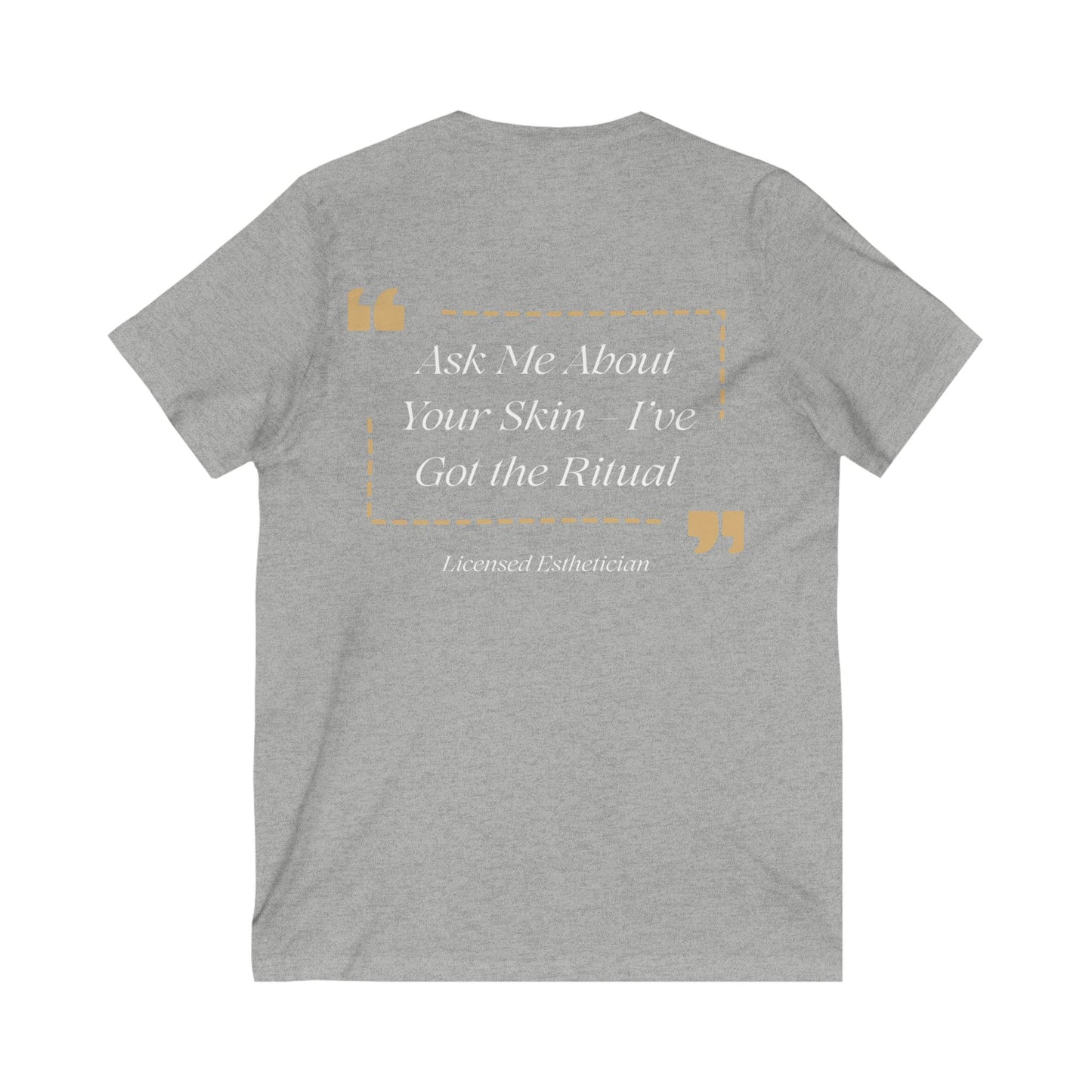 Esthetician V-Neck Tee | Skincare