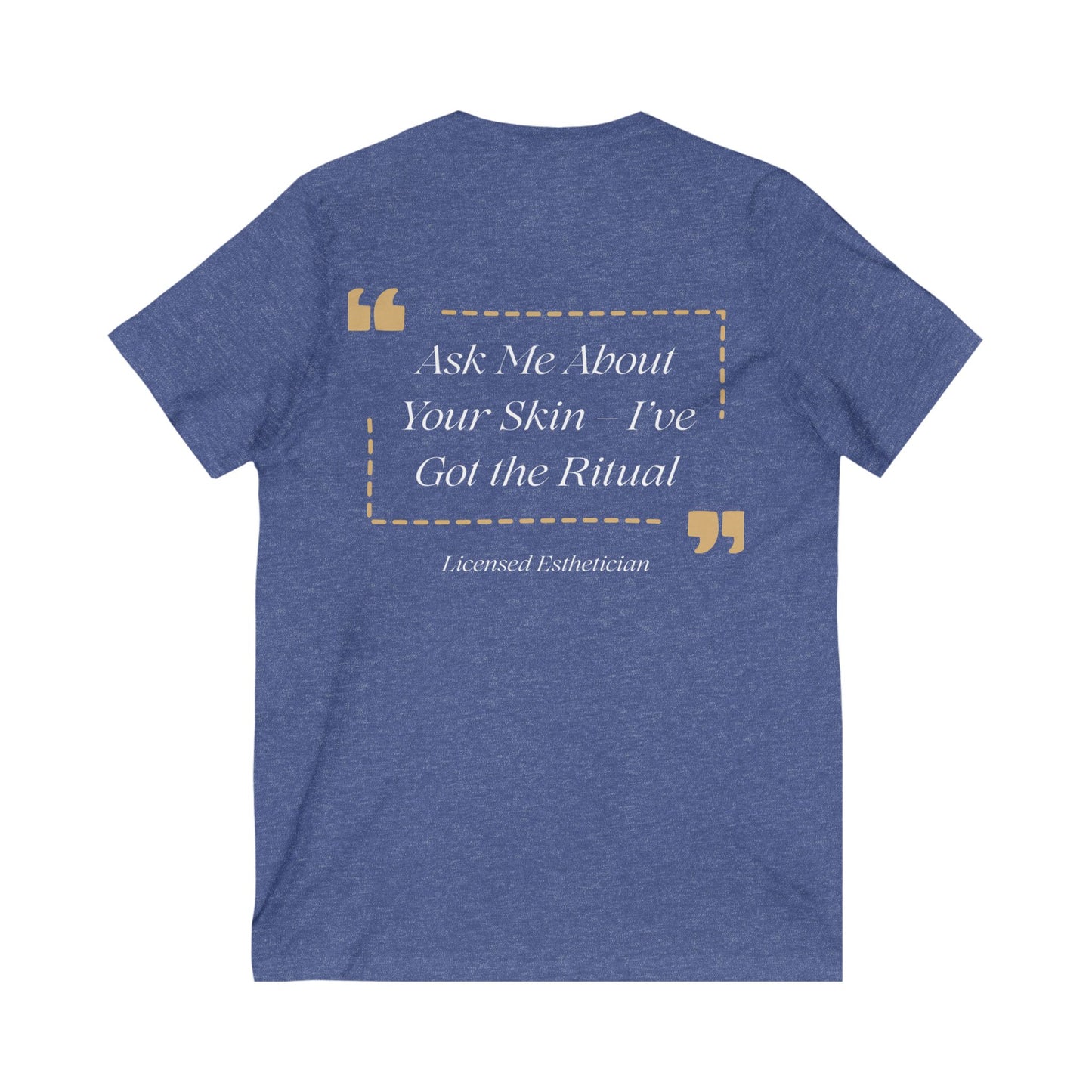 Esthetician V-Neck Tee | Skincare