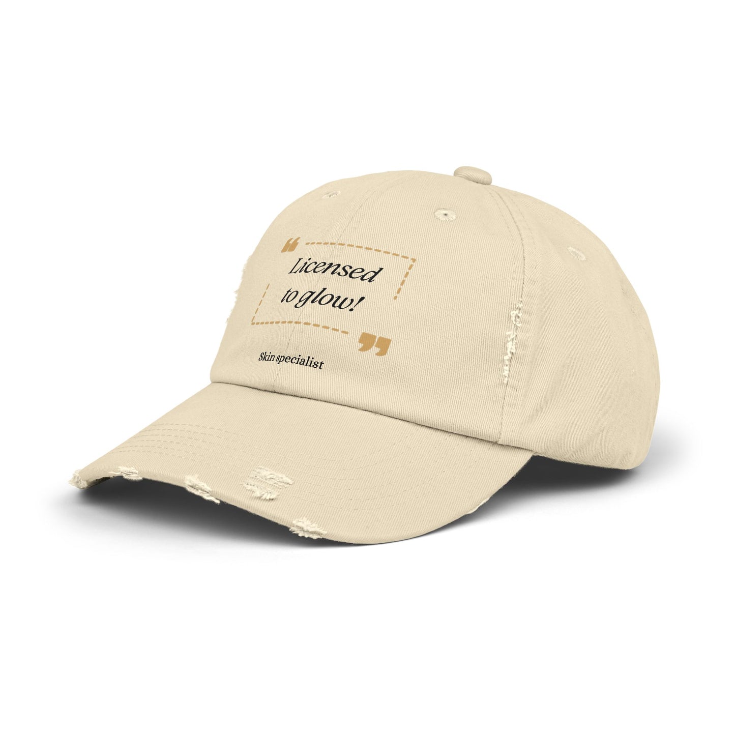 Licensed to Glow! Distressed Cap