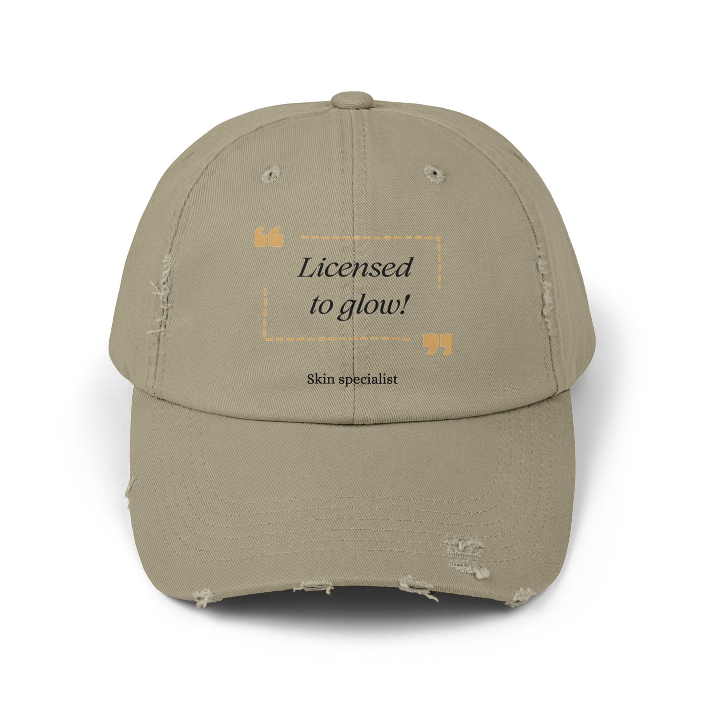 Licensed to Glow! Distressed Cap