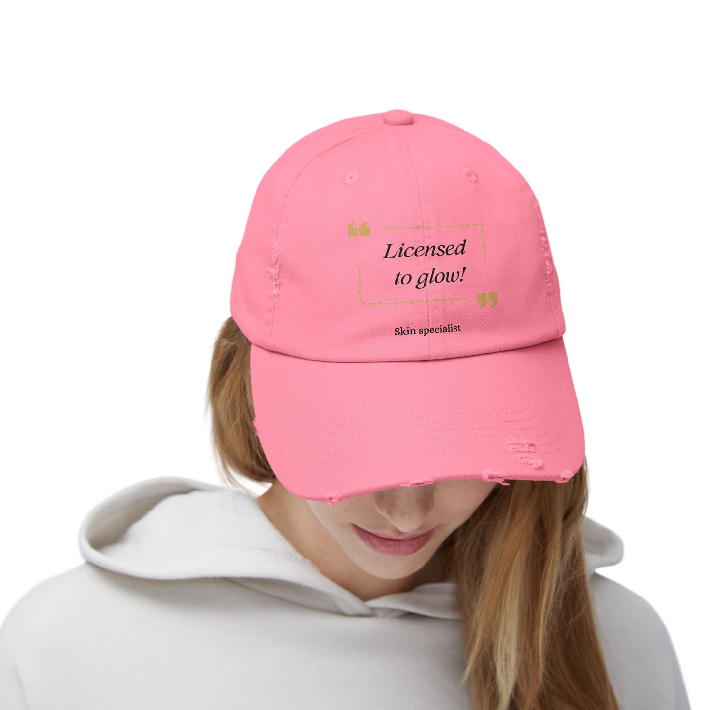 Licensed to Glow! Distressed Cap