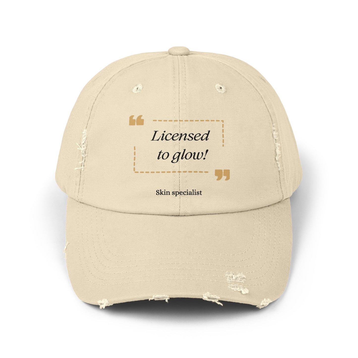 Licensed to Glow! Distressed Cap