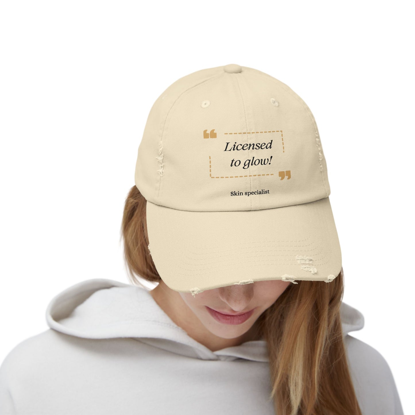Licensed to Glow! Distressed Cap