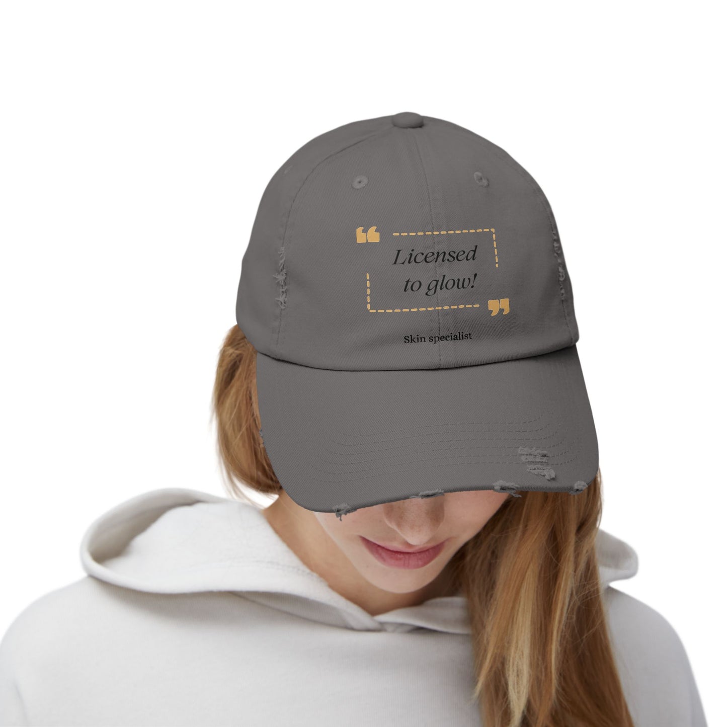 Licensed to Glow! Distressed Cap