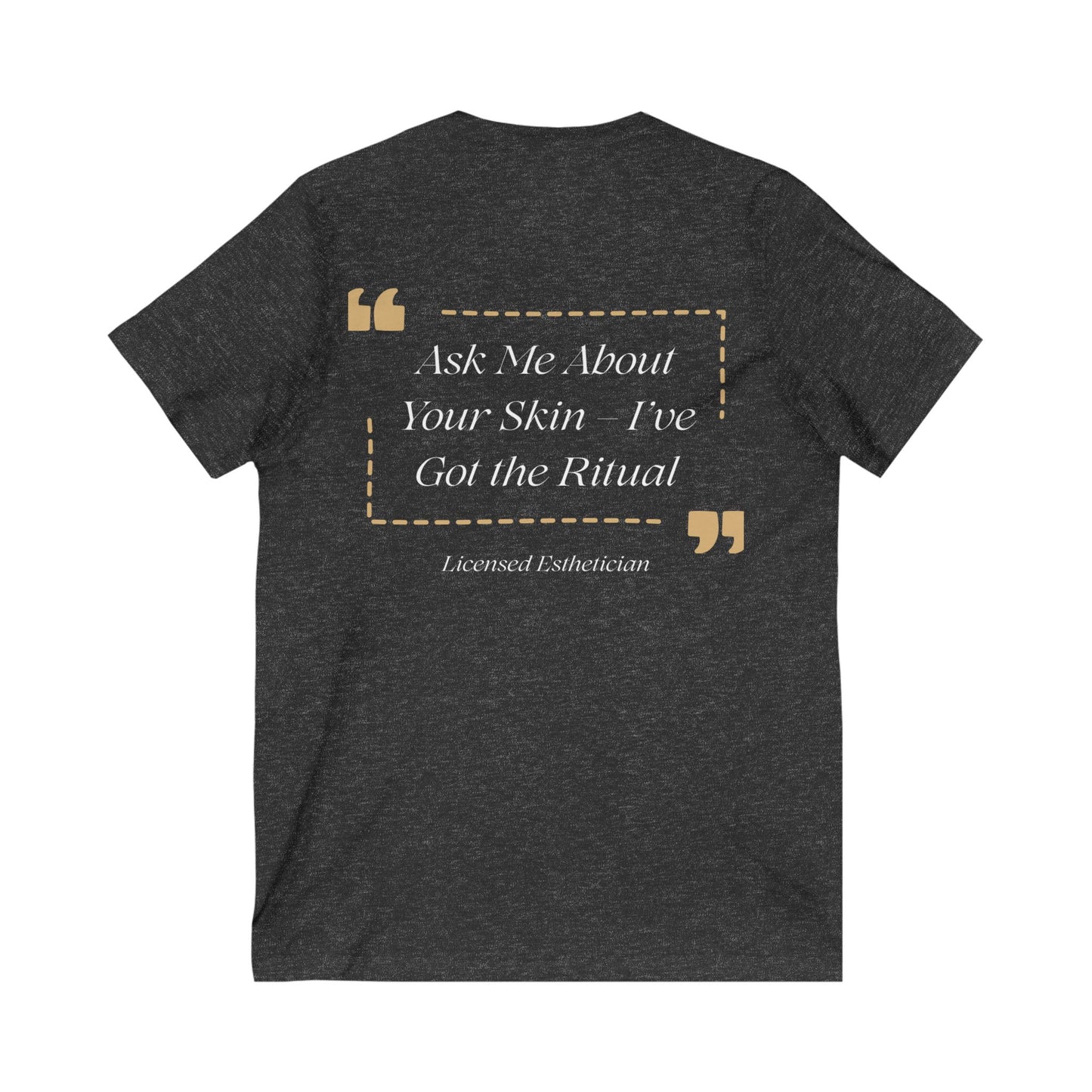 Esthetician V-Neck Tee | Skincare