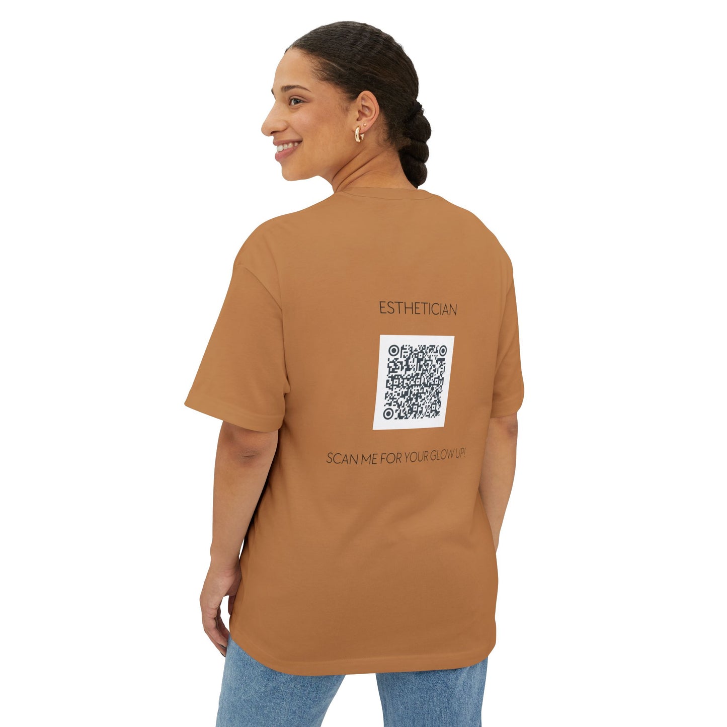 Oversized Graphic Tee Licensed to touch faces