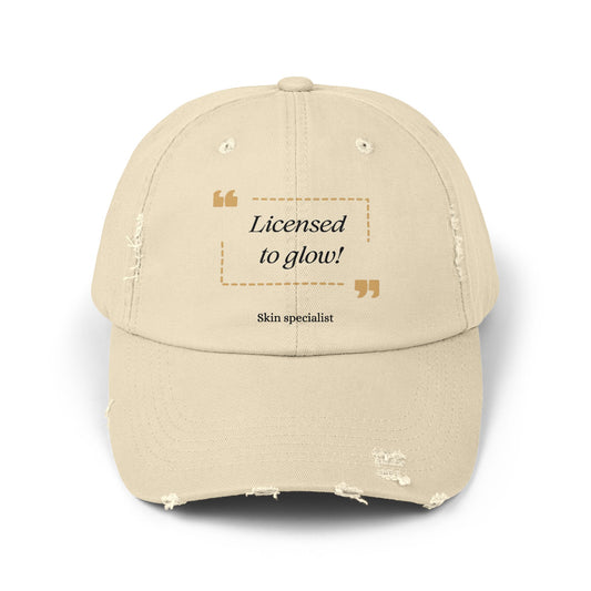 Licensed to Glow! Distressed Cap
