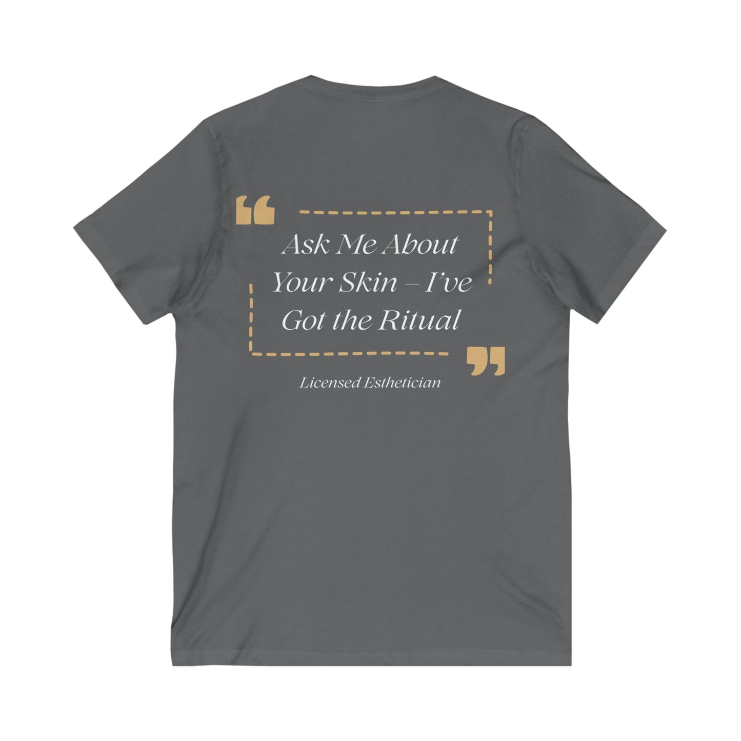 Esthetician V-Neck Tee | Skincare