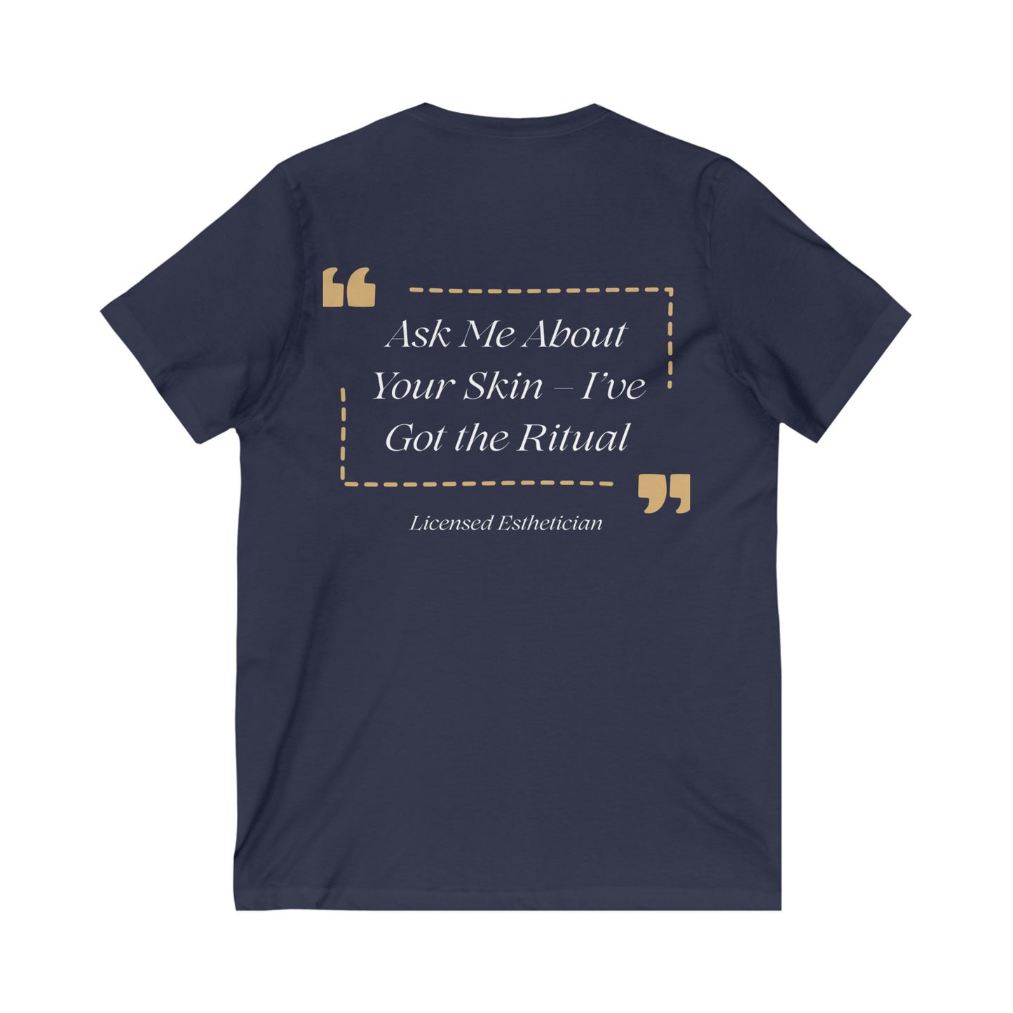 Esthetician V-Neck Tee | Skincare