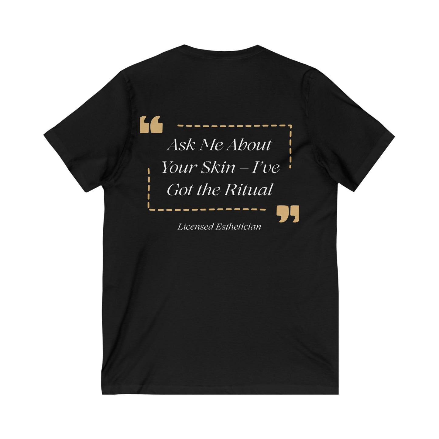 Esthetician V-Neck Tee | Skincare