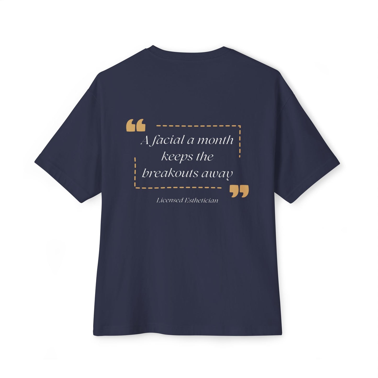 'A Facial A Month' Oversized Boxy Tee